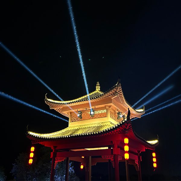 王家渡碼頭光影秀